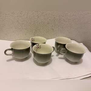 Mikasa "a la carte" tea cups set of 5